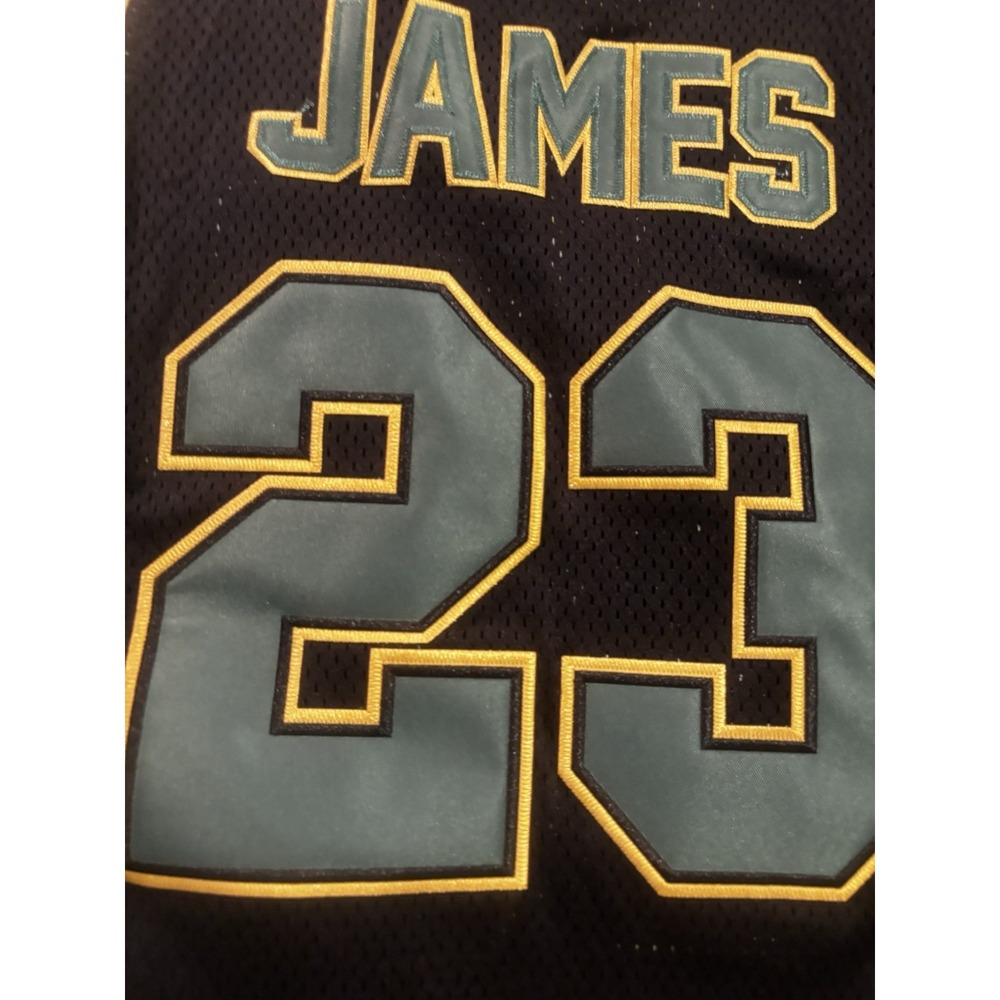 VTG Lebron James Jersey St Vincent St Mary Irish Highschool Medium - Picture 3 of 10
